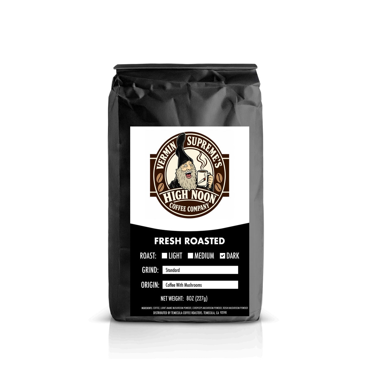 Coffee with Mushrooms Dark Roast